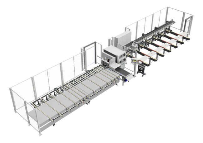 Komplettansicht der Sägeanlage KS600R